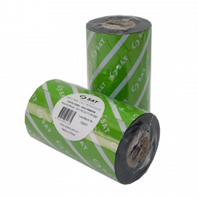 Cinta Ribbon Cera SAT 110mmx74Mts Out TT CX72