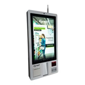 Kiosco Transaccional Capacitivo SAT KT32LC Core I5 11° Gen