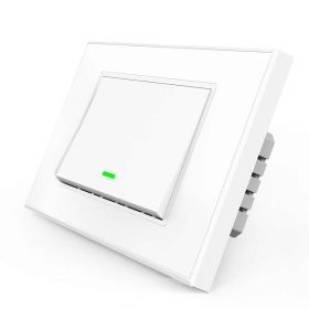 Switch Inteligente SAT SI1AB 1 Boton Serie A Blanco